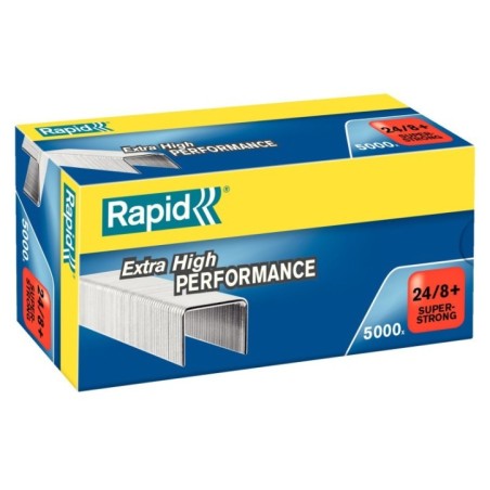 Agrafes Rapid 24/8+ SUPER-STRONG 24860100 Cx.5000 Galvanizados