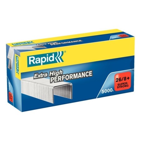 Agrafes Rapid 26/8+ SUPER-STRONG 24862200 Cx.5000 Galvanizados
