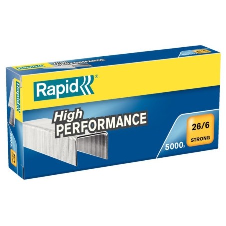 Agrafes Rapid 26/6 STRONG 24862000 Cx.5000 Galvanizados