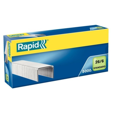 Agrafes Rapid 26/6 STANDARD 24861800 Cx.5000 Galvanizados