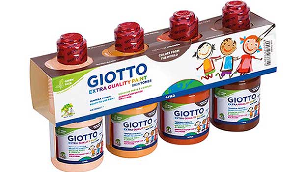 Guache Giotto Extra Quality Skin Colours 5428-00 4x 250ml Sortido
