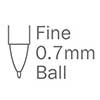 Ponta fina 0,7 mm