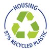 97% de plástico reciclado