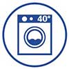 Lavável na máquina 40°