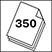 Capacidade 350 folhas