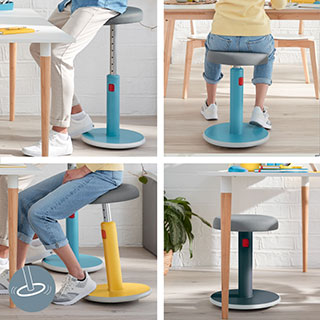 Banco Leitz Ergo Cosy 6518-00-89 Cinzento Veludo
Banco elegante e ergonómico, ideal para promover o bem-estar no trabalho. Permite alternar entre posições sentado e em pé, estimula os músculos, melhora a postura e ajuda a gastar mais calorias